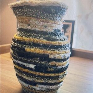 Handcrafted Multicolor Woven Vase